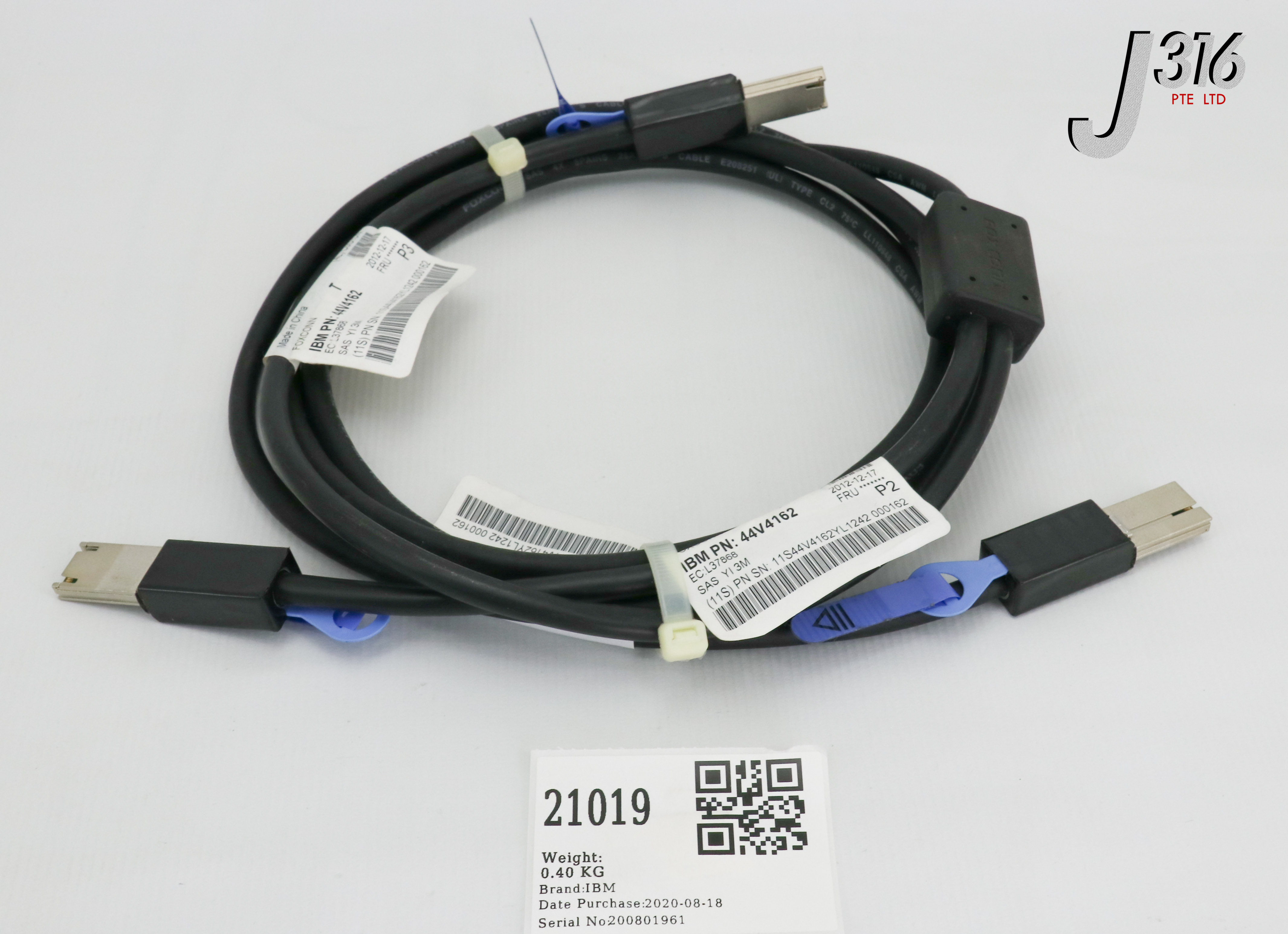 IBM 44V4041 L35939 External 3GB SAS 4x AI-Cable 1M